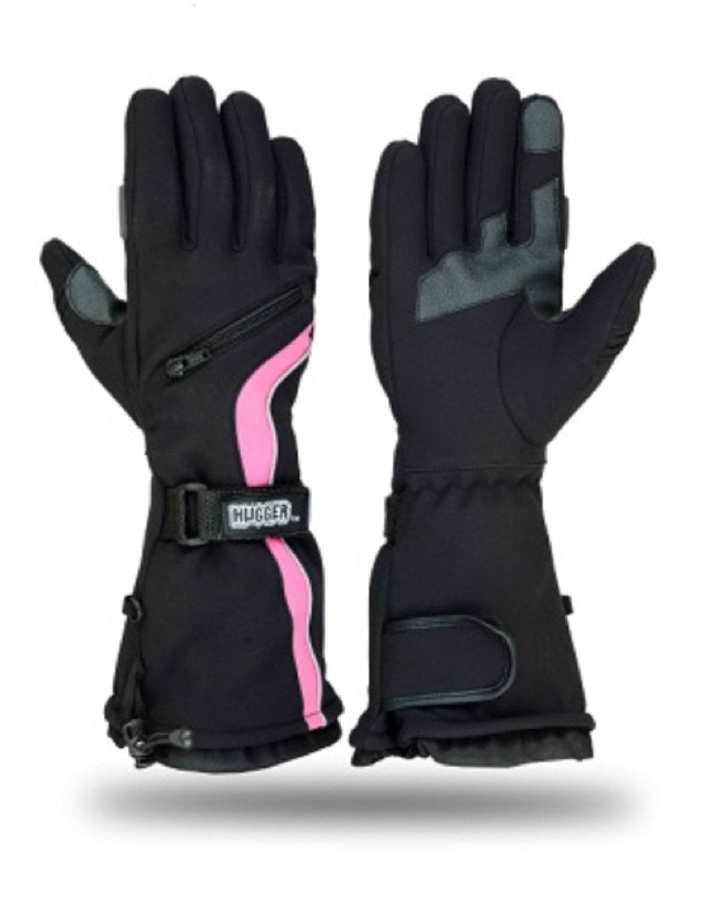 Hugger women's Textile Guantlet Snowmobile Gloves Ski Driving Winter Riding Hand Protection