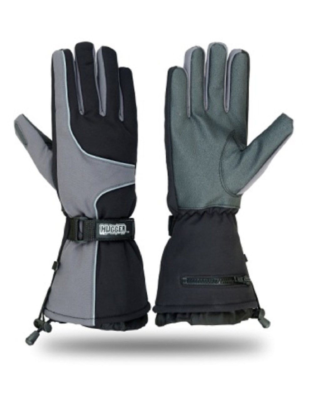 Hugger Glove Company Men's Textile Gauntlet Snowmobile Gloves 200 Grams Insulation