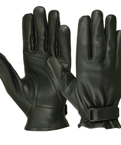Men's Deerskin Seamless Padded Palm Gloves