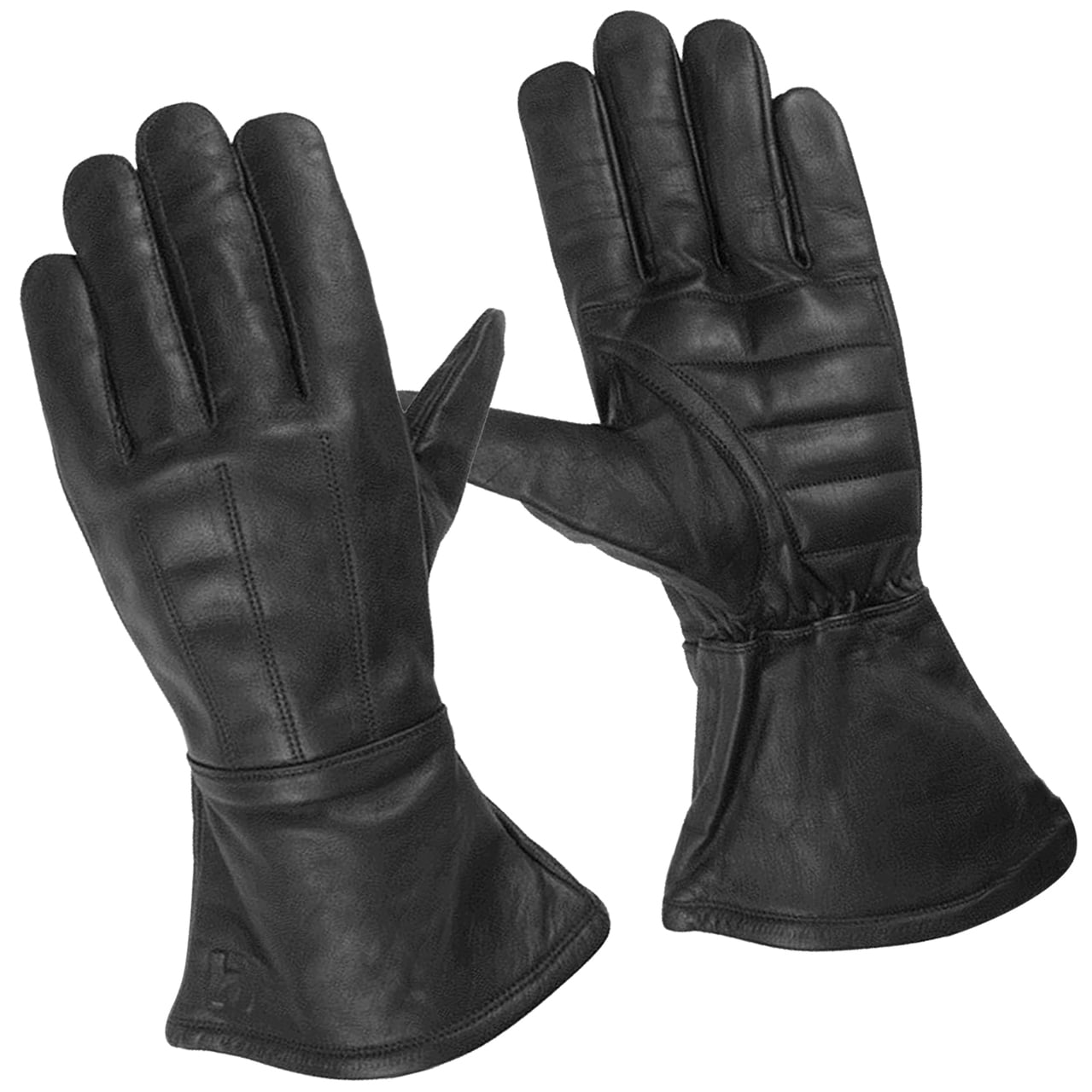 Hugger Men's Classic Motorcycle Gloves Unlined Seasonal Wind Stopper Gauntlet