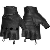 Hugger Affordable Unlined Fingerless Summer Riding Motorcycle Gloves