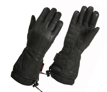 Ladies Lined Technaline Leather, Classic Gauntlet Gloves, with Waterproof "Wonder Dry" Liner aka "Diane" Classic Gauntlets as seen on Women Riders Now