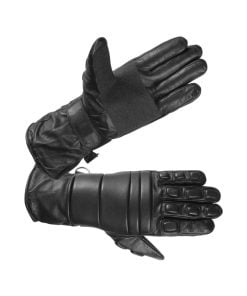 Men's Long Leather Riot Gloves