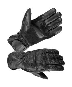 Men's Leather Riot Gloves with Suede
