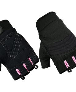 Hugger Fingerless Women's Summer Touring Motorcycle Riding/Driving Gloves Gel 
