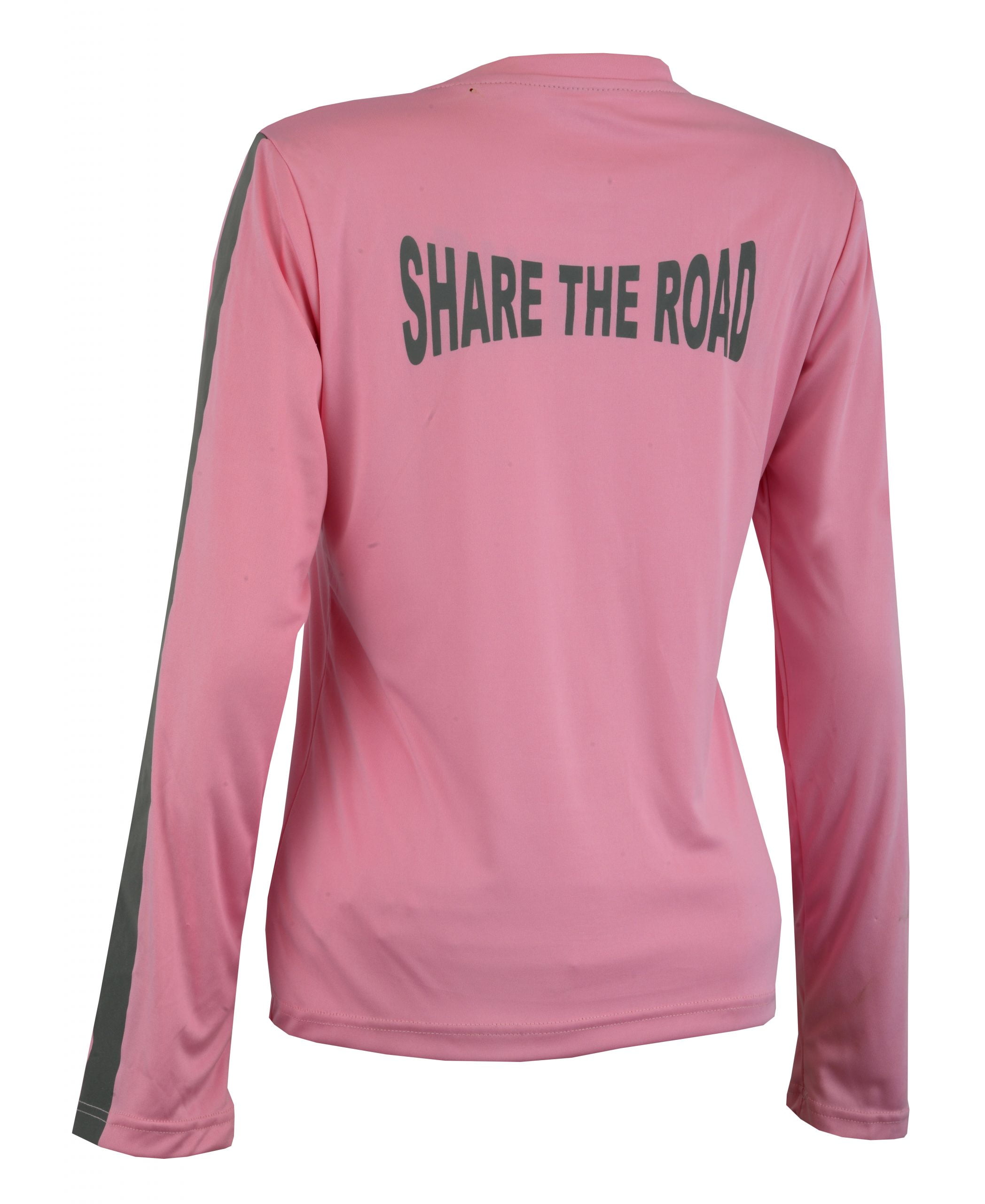 Women's Reflective Shirt -Share the Road-Pink