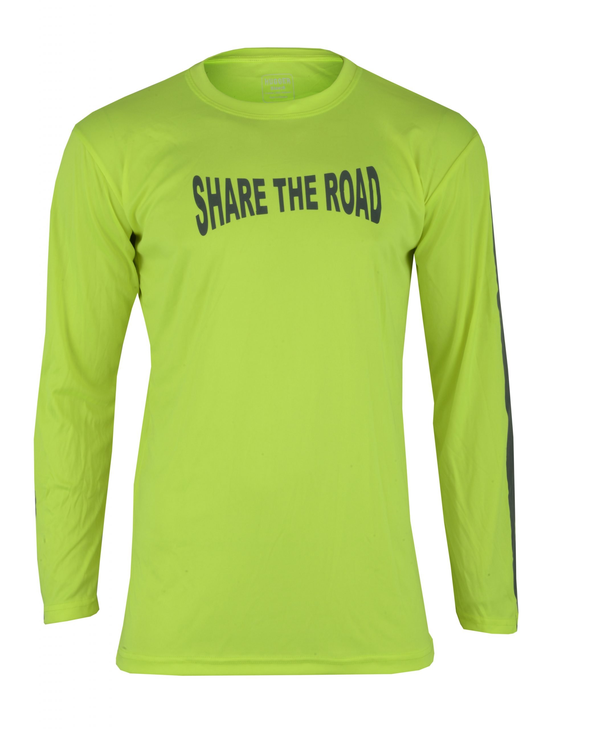 Men's Reflective Shirt -Share the Road-Green